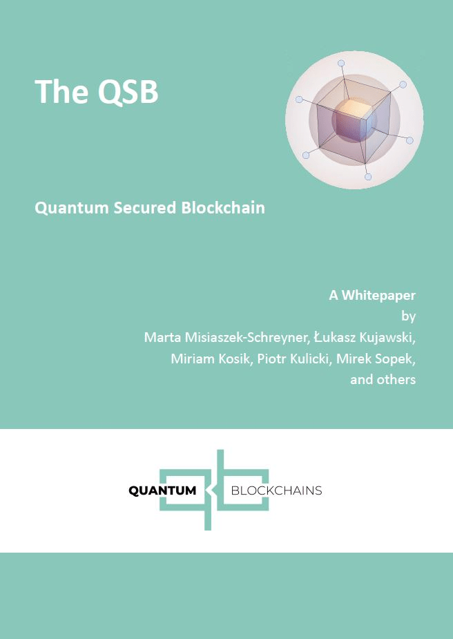 Introducing Quantum Secured Blockchain whitepaper cover